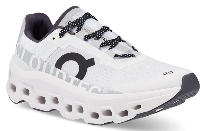 Cloudmonster “White Black Grey”