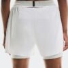 Kvinder 3″ Performance 2/1 Shorts White | Glacier