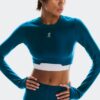 Kvinder Train Long Sleeve Crop Kvinder Train Long Sleeve Crop