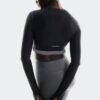 Kvinder Train Long Sleeve Crop Kvinder Train Long Sleeve Crop