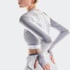 Kvinder Train Long Sleeve Crop Kvinder Train Long Sleeve Crop
