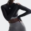 Kvinder Train Long Sleeve Crop Kvinder Train Long Sleeve Crop