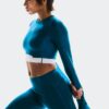 Kvinder Train Long Sleeve Crop Kvinder Train Long Sleeve Crop