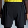 Mænd 5″ Performance 2/1 Shorts Black